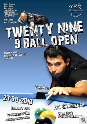 Georg Willi - Sieger der Twenty Nine 9-Ball Open gegen Ralf Souquet