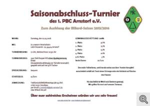 Saison Abschluss Turnier 2016